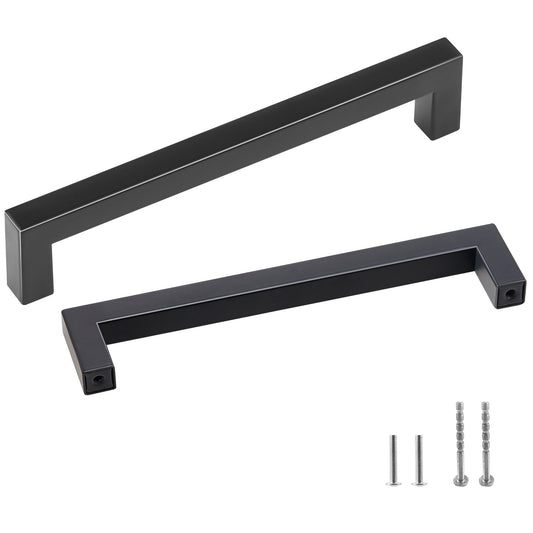 VEVOR 10 Pack Cabinet Pulls, 5.03in / 128mm Center to Center Slim Square Kitchen