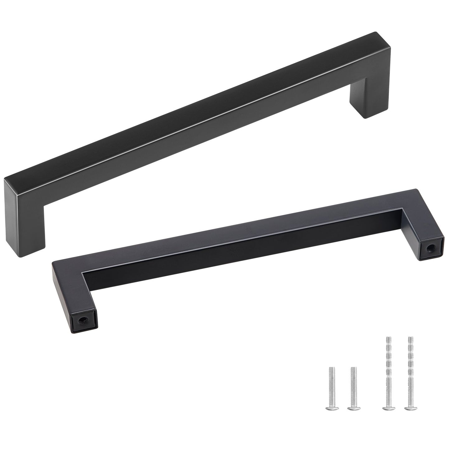 VEVOR 10 Pack Cabinet Pulls, 6.3in / 160mm Center to Center Slim Square Kitchen