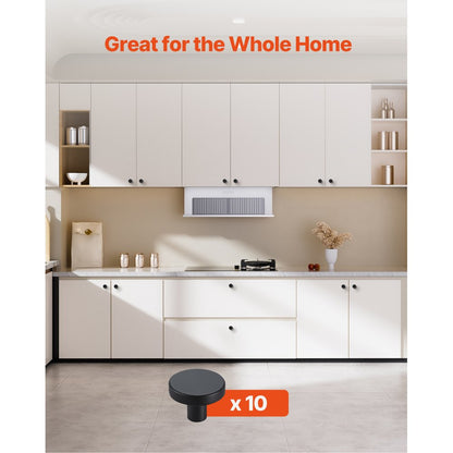 Cabinet Knobs Drawer Kitchen Pulls 10 Pack 32 mm Mushroom Knob Zinc Alloy