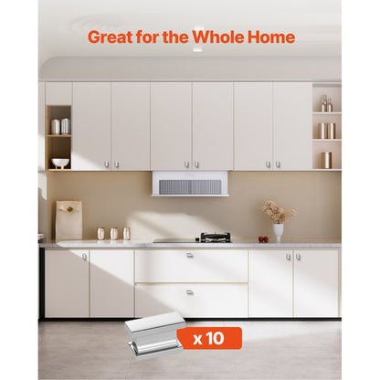 Cabinet Knobs Drawer Kitchen Pulls 10 Pack 36 mm Rectangular Zinc Alloy