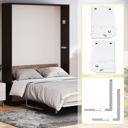 VEVOR DIY Murphy Bed Springs Mechanism Hardware Kit Vertical for King Queen Bed