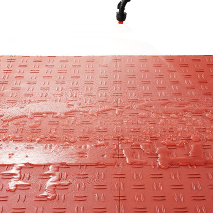 VEVOR Garage Tiles Interlocking 12x12 in 25 Pack Garage Flooring Tiles Red