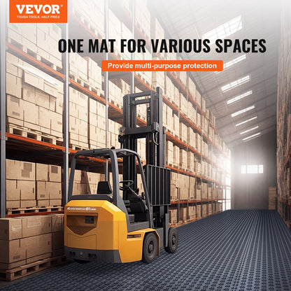 VEVOR Garage Tiles Interlocking, 12 x 12 x 0.53 inch 50 Pack Garage Floor Covering