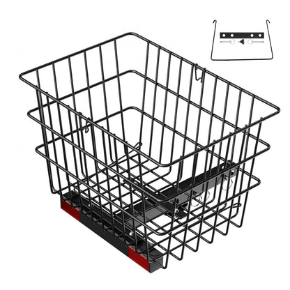 VEVOR Scooter Rear Basket Heavy Duty Mobility Basket with Handle 1 in Receiver