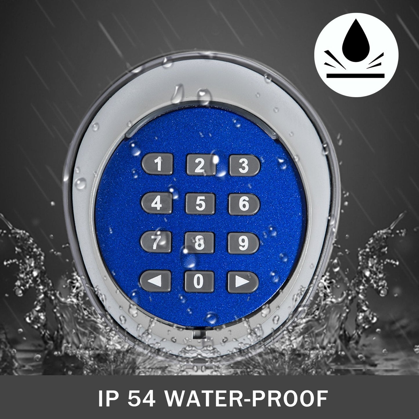 Wireless Keypad for Automatic Gate Opener - Keyless Entry with LED, Waterproof