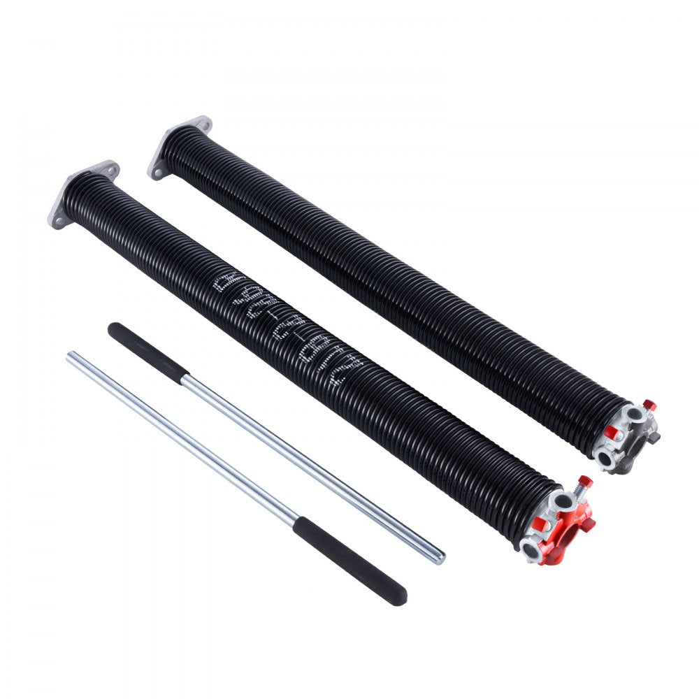 Garage Door Torsion Springs Pair of 5.54 x 50.8 x 668 mm with Winding Bars