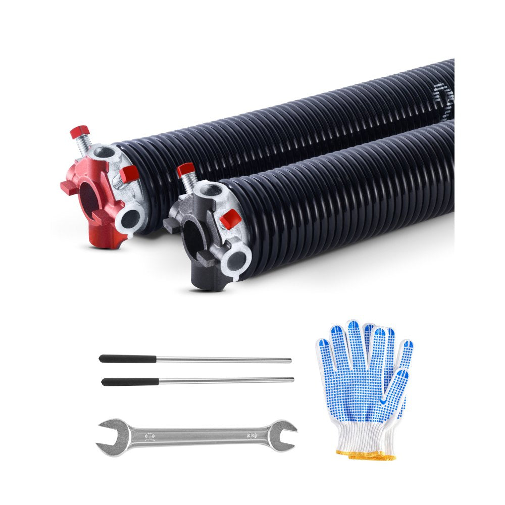 Garage Door Torsion Springs Pair of 5.72 x 50.8 x 685 mm with Winding Bars