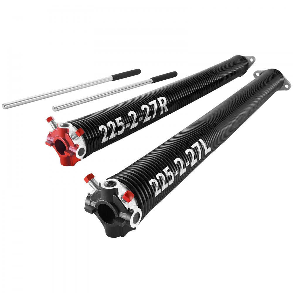 Garage Door Torsion Springs Pair of 5.72 x 50.8 x 685 mm with Winding Bars