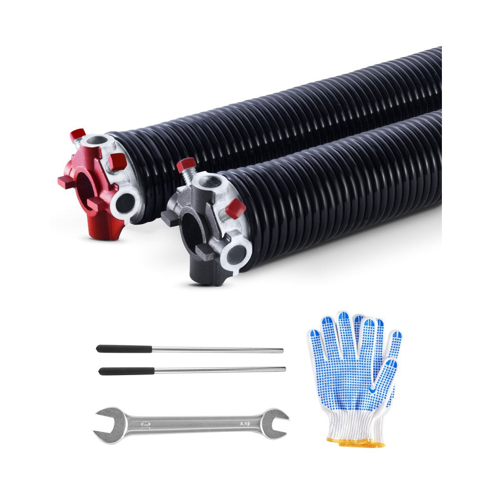 Garage Door Torsion Springs Pair of 5.94 x 50.8 x 711 mm with Winding Bars