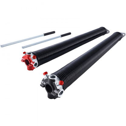 Garage Door Torsion Springs Pair of 5.94 x 50.8 x 711 mm with Winding Bars