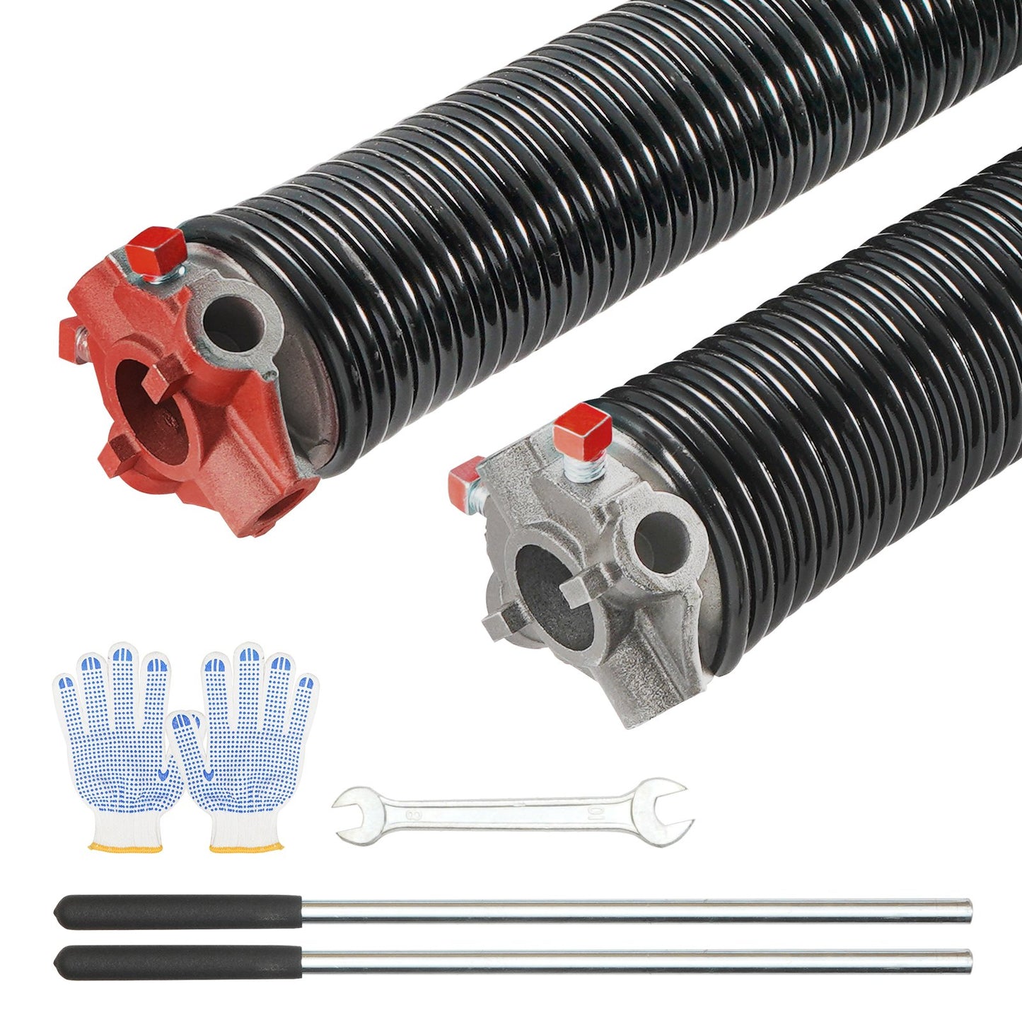 VEVOR Garage Door Torsion Springs, Pair of 0.25 x 2 x 29inch, Garage Door Springs