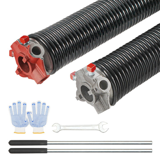 VEVOR Garage Door Torsion Springs, Pair of 0.25 x 2 x 29inch, Garage Door Springs