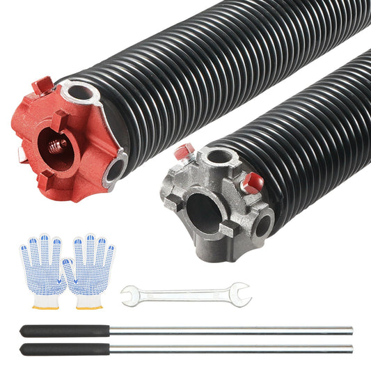 VEVOR Garage Door Torsion Springs, 16000 Cycles, Pair of 0.25 x 2 x 30inch, Garage