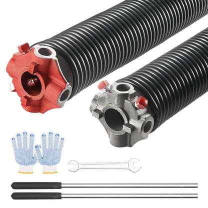 High-Durability Garage Door Torsion Springs, 16000 Cycles, 0.006 x 0.05 x 0.76m