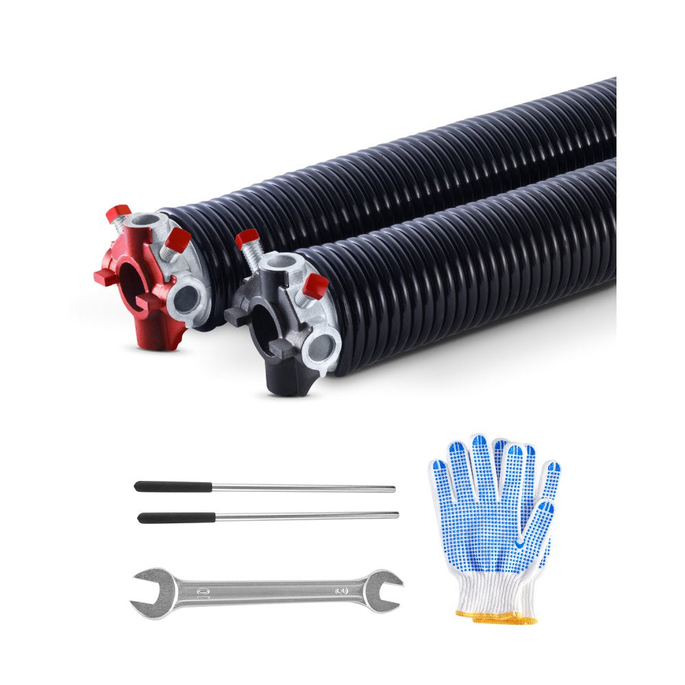 Garage Door Torsion Springs Pair of 6.35 x 50.8 x 889 mm with Winding Bars
