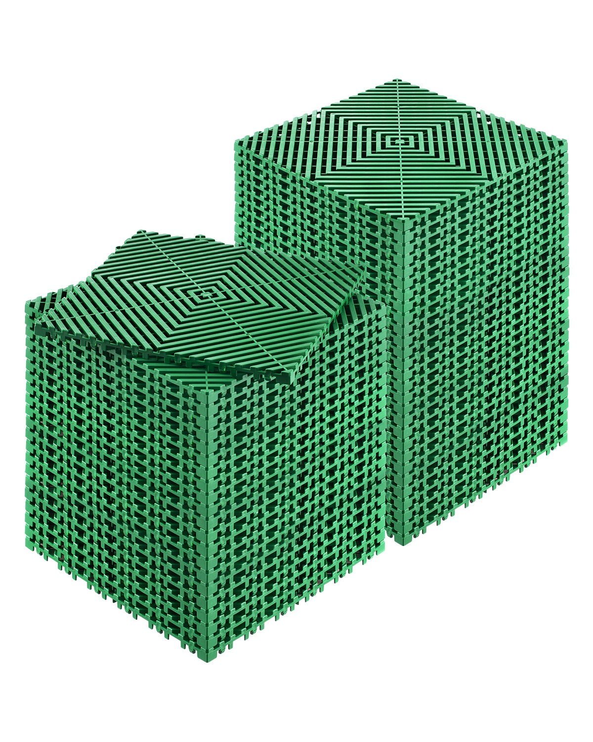 VEVOR Interlocking Drainage Mat Drainage Cushion 31 x 31 cm Modular Floor Tile