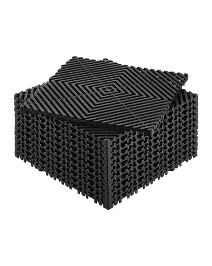 VEVOR Drainage Mat Modular Interlocking Cushion 31 x 31 cm Drainage Floor Tile