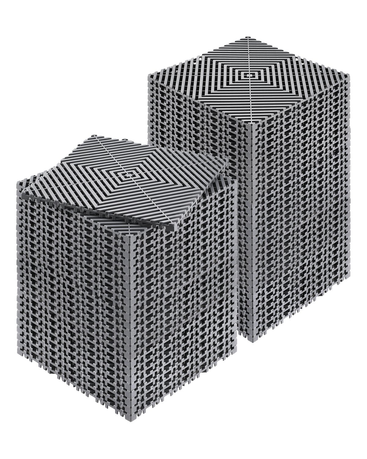 VEVOR Modular Drainage Mat Interlocking Floor Tile 31 x 31 cm Drainage Cushion