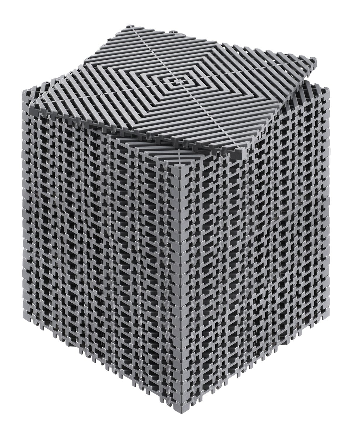 VEVOR Drainage Mat Drainage Floor Tile 31 x 31 cm Modular Interlocking Cushion