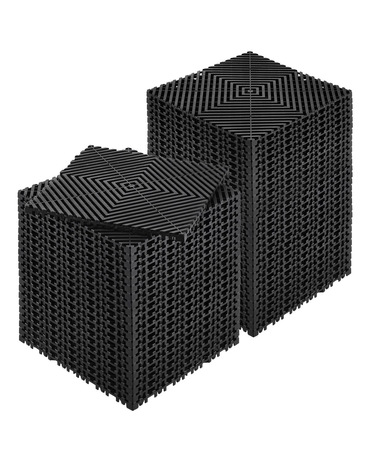 VEVOR Drainage Mat Modular Floor Tile 31 x 31 cm Interlocking Drainage Cushion