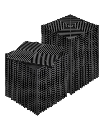 VEVOR Drainage Mat Modular Floor Tile 31 x 31 cm Interlocking Drainage Cushion