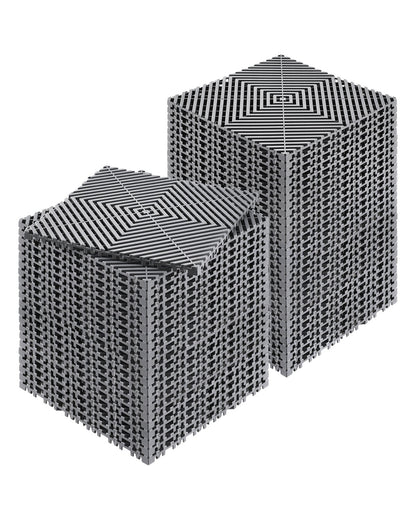 VEVOR Drainage Mat Interlocking Drainage Cushion 31 x 31 cm Modular Floor Tile
