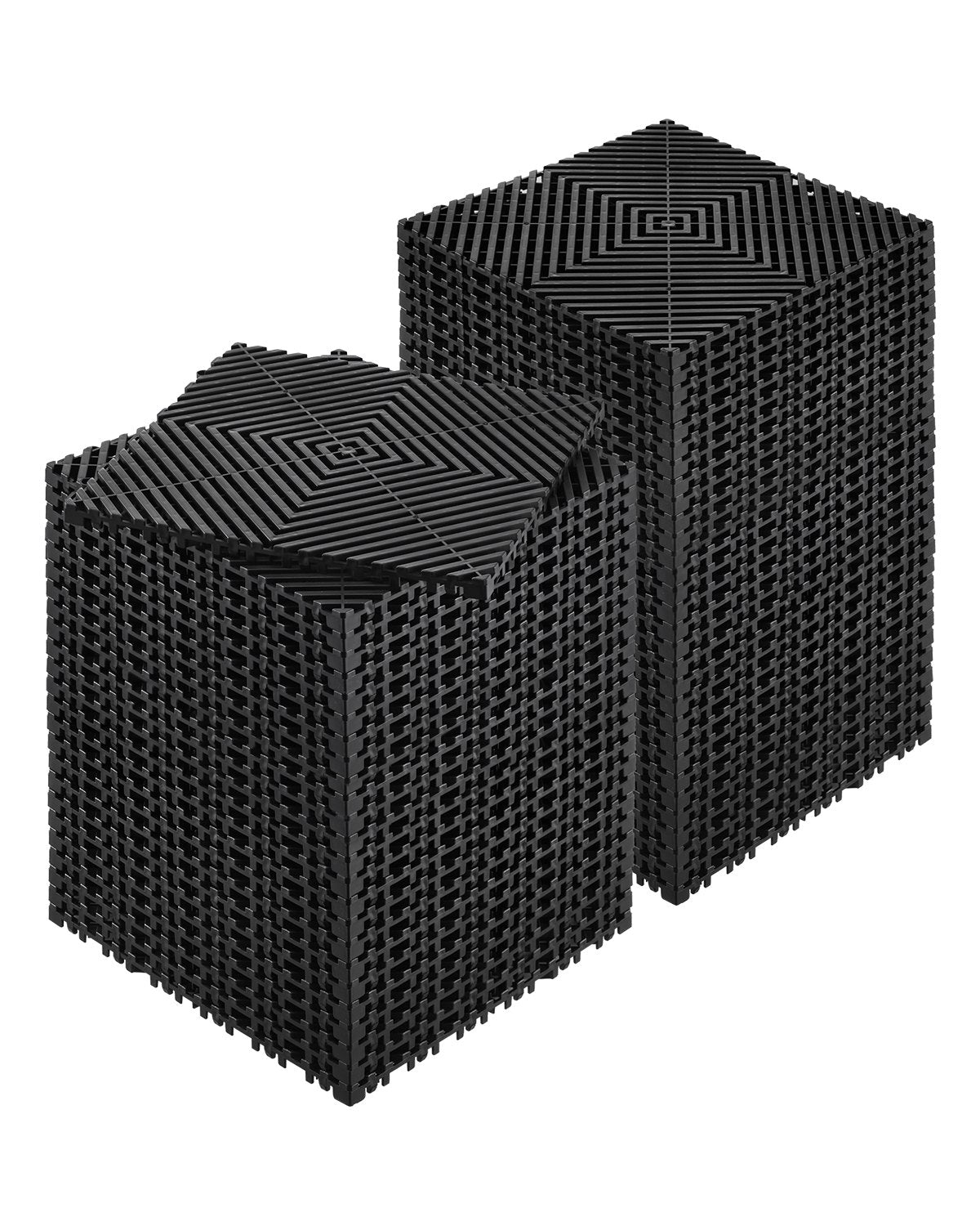 VEVOR Interlocking Drainage Mat Modular Floor Tile 31 x 31 cm Drainage Cushion