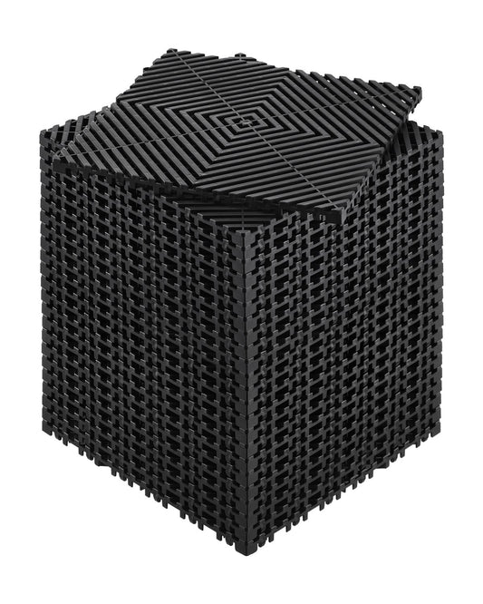 VEVOR Drainage Mat Modular Interlocking Mat 31 x 31 cm Drainage Floor Tile
