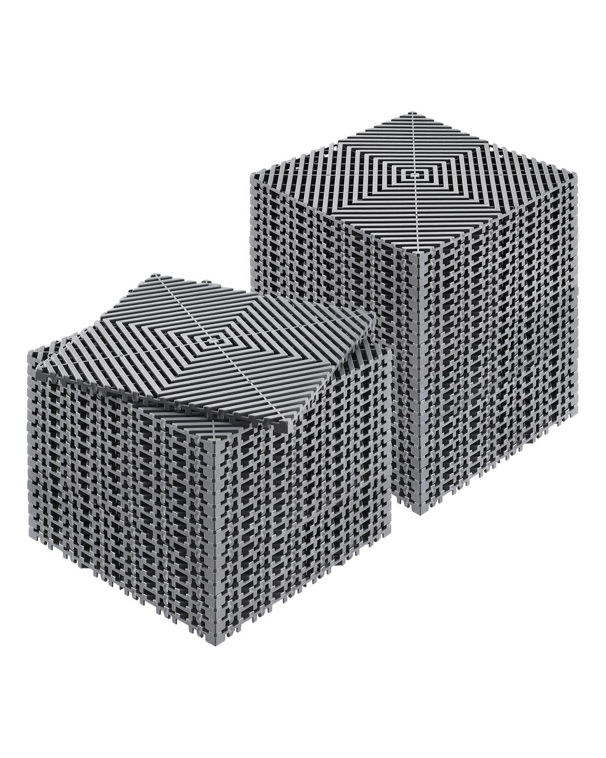 VEVOR Drainage Mat Drainage Floor Mat 31 x 31 cm Modular Interlocking Cushion