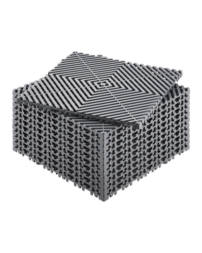 VEVOR Drainage Mat Modular Interlocking Cushion 31 x 31 cm Drainage Floor Mat