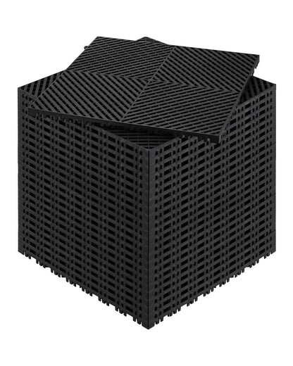 VEVOR Drainage Mat Modular Interlocking Cushion 41.5 x 41.5 cm Drainage Tile