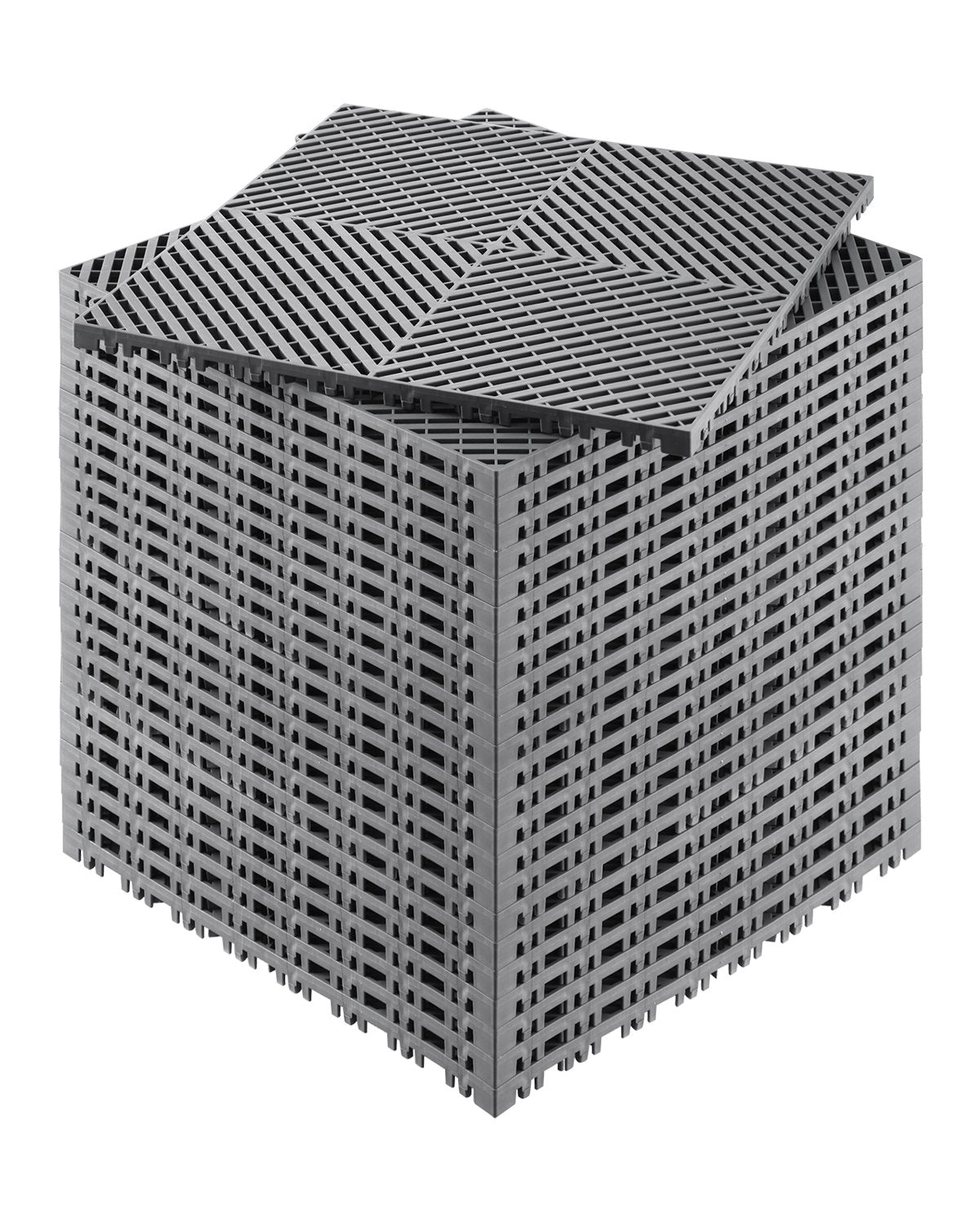 VEVOR Drainage Mat Modular Interlocking Mat 41.5 x 41.5 cm Drainage Floor Tile