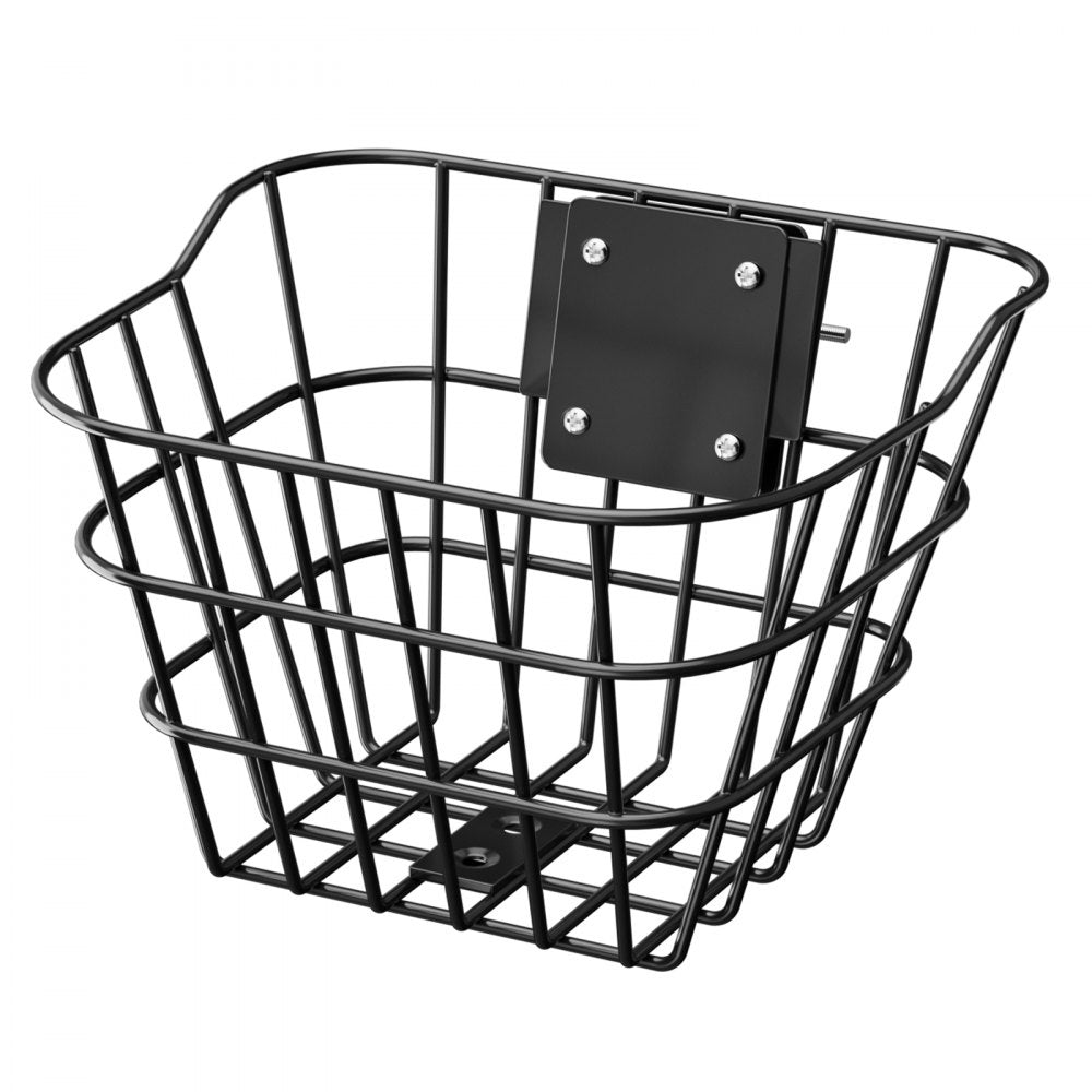 Front Bike Basket Electric Scooter Basket with Fixed Bracket Kids/Adult