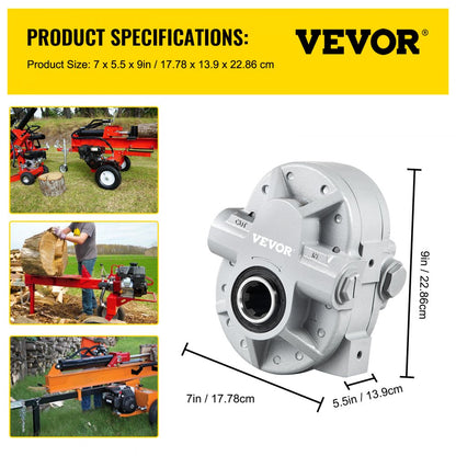 VEVOR Hydraulic Pump Hydraulic Motor 21.2 GPM Hydraulic Pump for Log Splitter