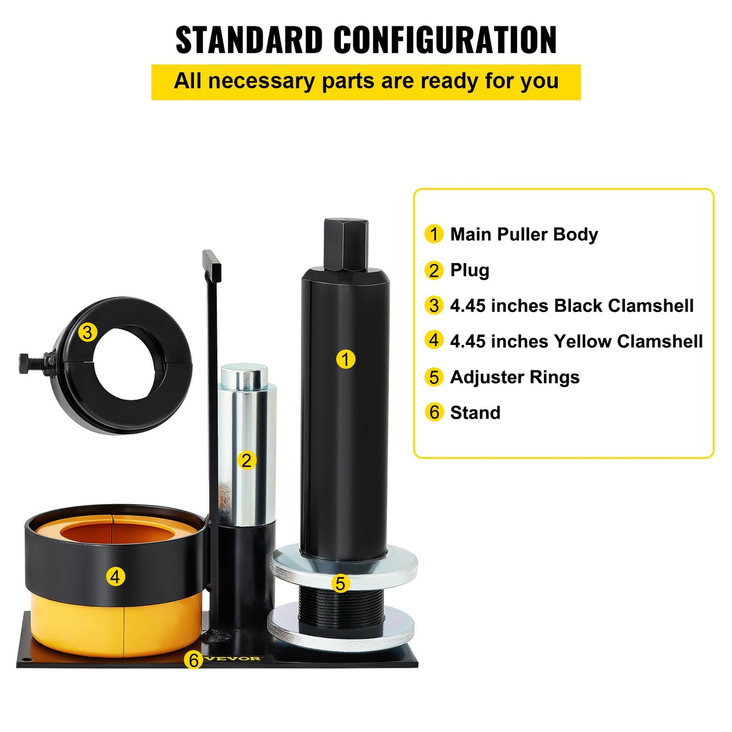 VEVOR Carrier & Pinion Bearing Puller, Compatible with Dana 30, 40, 60, 70, Ford