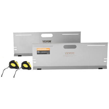 VEVOR Wheel Alignment Tool, 2-Pack Alignment Tool Toe Plates, Stainless Steel Toe