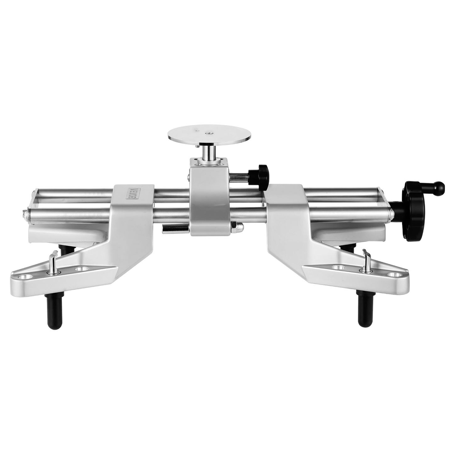 Wheel Clamp & Magnetic Adapter, 2 PCS Aluminum Alloy Wheel Alignment Tool for Precise Camber Gauge, Fits 279-635 mm Rims, Universal Magnetic Gauge Tire Repair Tool for Car Truck SUV Motorcycle