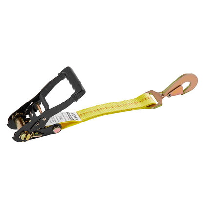 Wheel Chock Tie-Down Kit, Tire-Style Trailer Tie Down Strap, Car Tie Down Kit with Spring Hook, Break Strength 4540 kg & Working Load 1512 kg Motorcycle Tie-Down System for ATV, SUV, Trailer