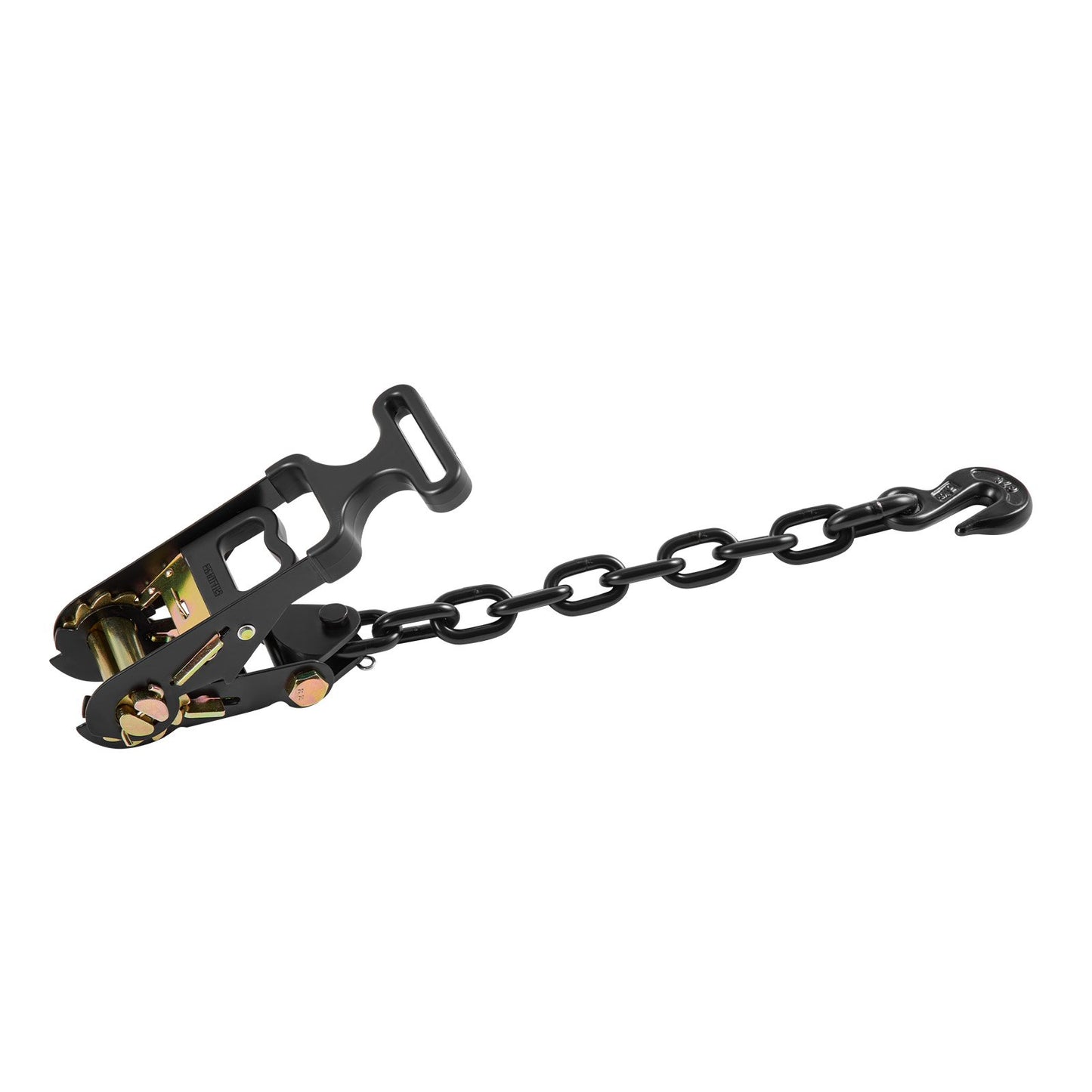 Wheel Chock Tie-Down Kit, Tire-Style Tow Dolly Strap, Car Tie Down Kit with Heavy-Duty Hook, Break Strength 4540 kg & Working Load 1512 kg Motorcycle Tie-Down System with O-Ring for ATV, SUV