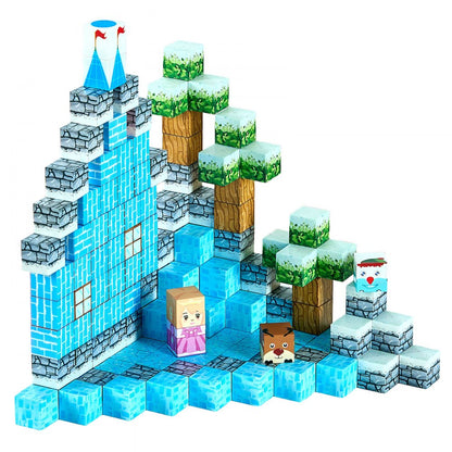 Magnetic Blocks 150 PCS Glacier Castle Set STEM Montessori Sensory Toys