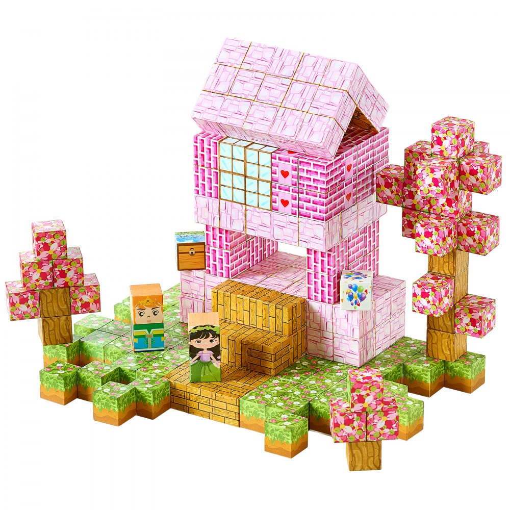 Magnetic Blocks 100 PCS Princess Castle Set STEM Montessori Sensory Toys