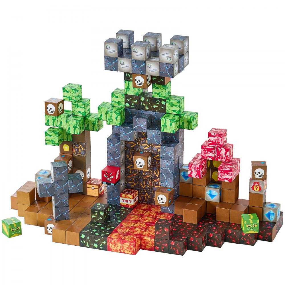 Magnetic Blocks 100 PCS Dark Castle Set STEM Montessori Sensory Toys
