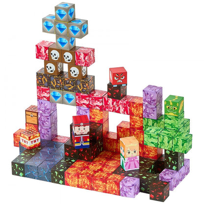 Magnetic Blocks 100 PCS Dark Castle Set STEM Montessori Sensory Toys