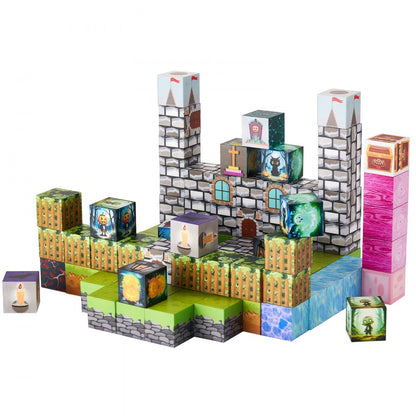 Magnetic Blocks 100 PCS Cemetery Zombies Set STEM Montessori Sensory Toys