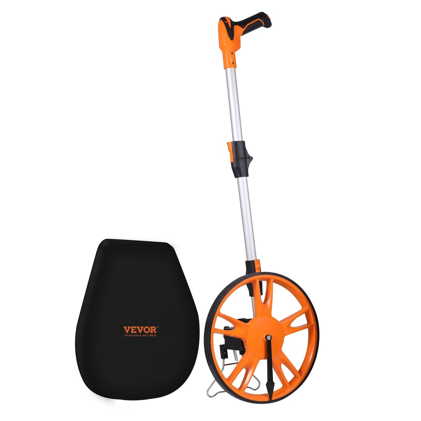 Telescoping Measuring Wheel with Storage Bag, 12.5" Diameter, 1.45 kg Weight