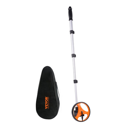Telescopic Measuring Wheel with 6.3" Diameter and Carry Bag, 0.6 kg Lightweight