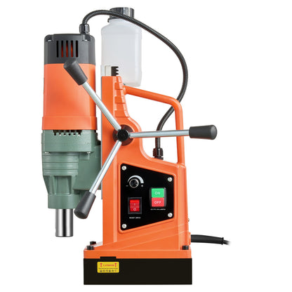 Magnetic Drill, 1550W Motor 50 mm Coring Diameter, 13000 N Magnetic Force, 0-550 RPM Variable Speed, Portable Electric Mag Drill Press Drilling Machine for Metal Surface, Home Improvement