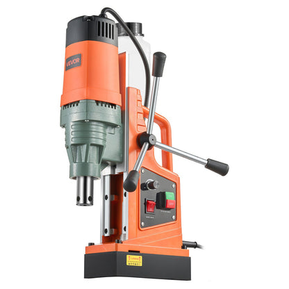 Magnetic Drill, 1550W Motor 50 mm Coring Diameter, 13000 N Magnetic Force, 0-550 RPM Variable Speed, Portable Electric Mag Drill Press Drilling Machine for Metal Surface, Home Improvement