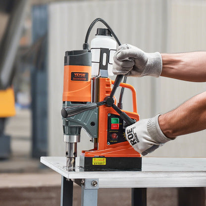 Magnetic Drill 1450W 2878 lbf Portable Mag Drill Press 2 in Boring Diameter