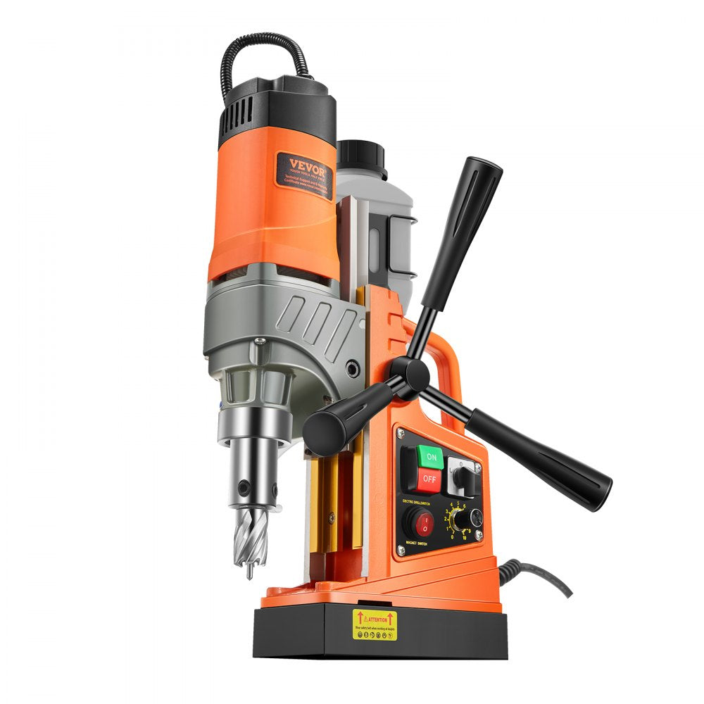 Magnetic Drill 1450W 2878 lbf Portable Mag Drill Press 2 in Boring Diameter